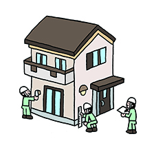 耐震診断のイラスト