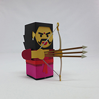 ハコクラ：「バーフバリ　王の凱旋」より弓のシーン